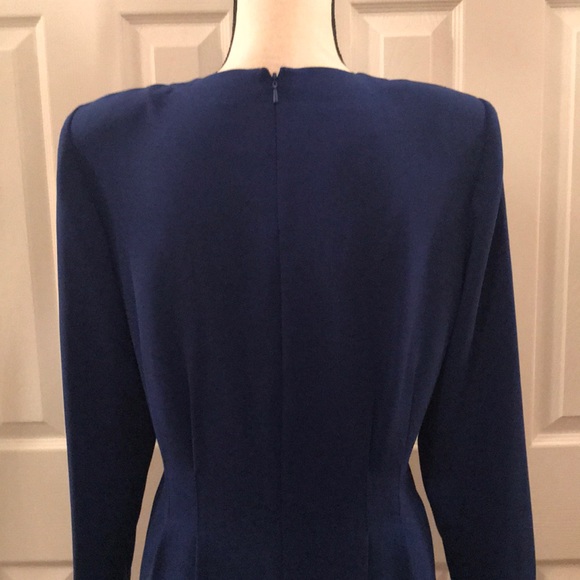 Debra Michaels Petite Blue Dress - Picture 3 of 7